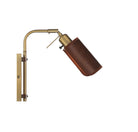 Éclairage Meridian M90062NB Meridian One Light réglable Murale en laiton naturel
