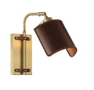 Éclairage Meridian M90062NB Meridian One Light réglable Murale en laiton naturel
