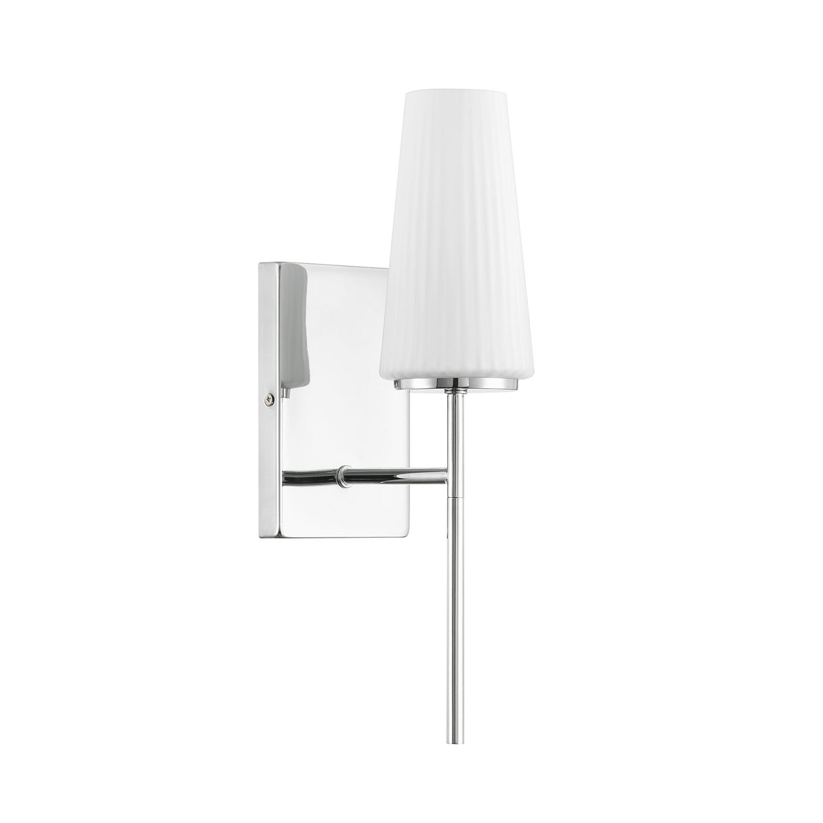 Meridian Lighting M90115CH Meridian One Light Wall Sconce in Chrome