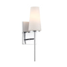 Meridian Lighting M90115CH Meridian One Light Wall Sconce in Chrome