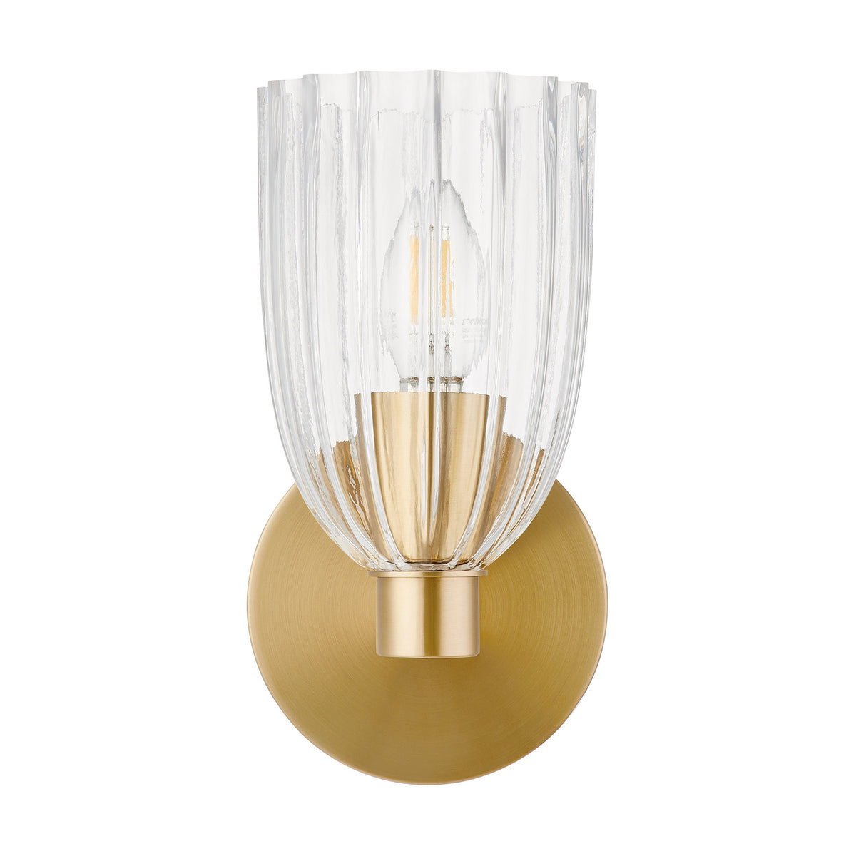 Éclairage Meridian M90120NB Meridian Murale en laiton naturel