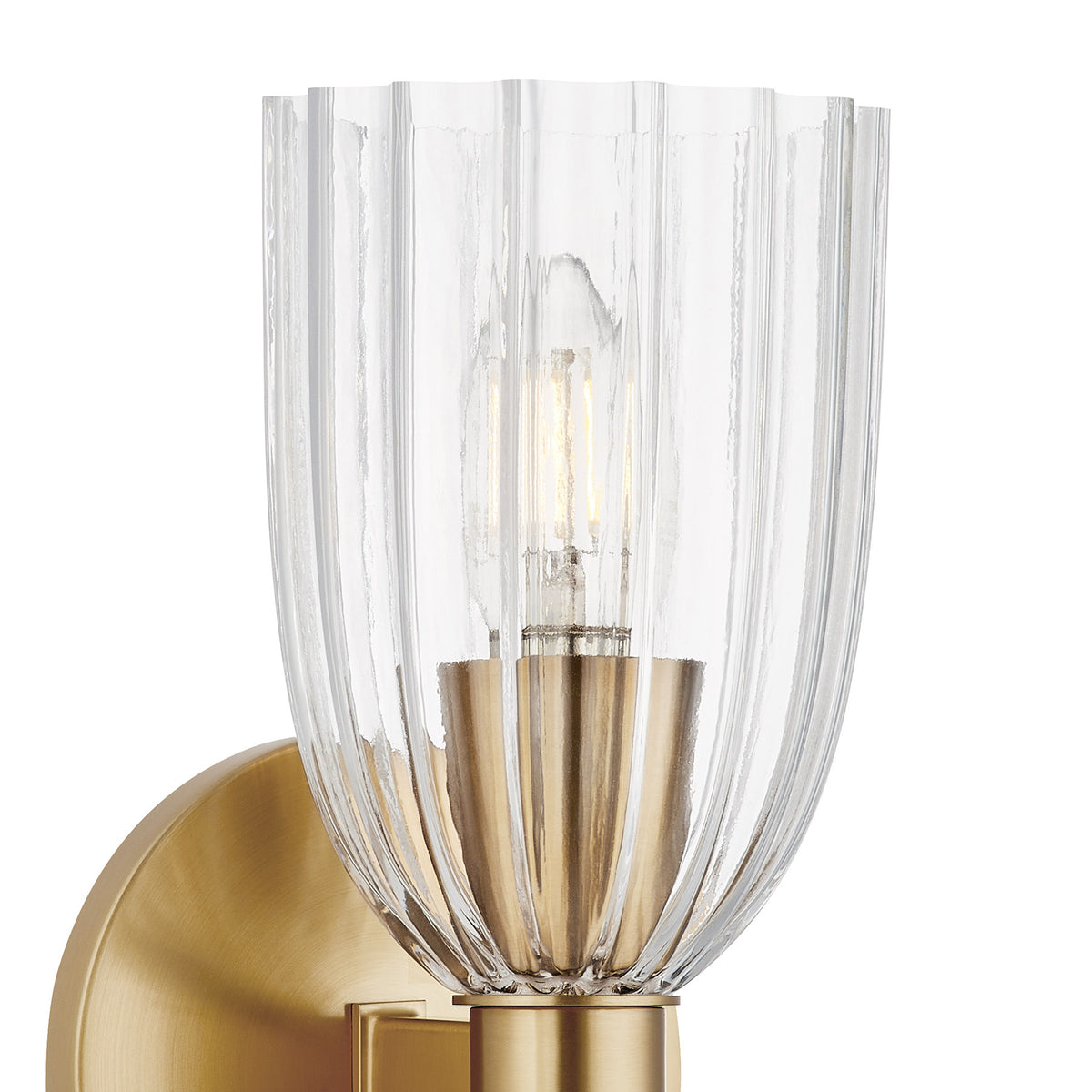 Éclairage Meridian M90121NB Meridian Murale en laiton naturel