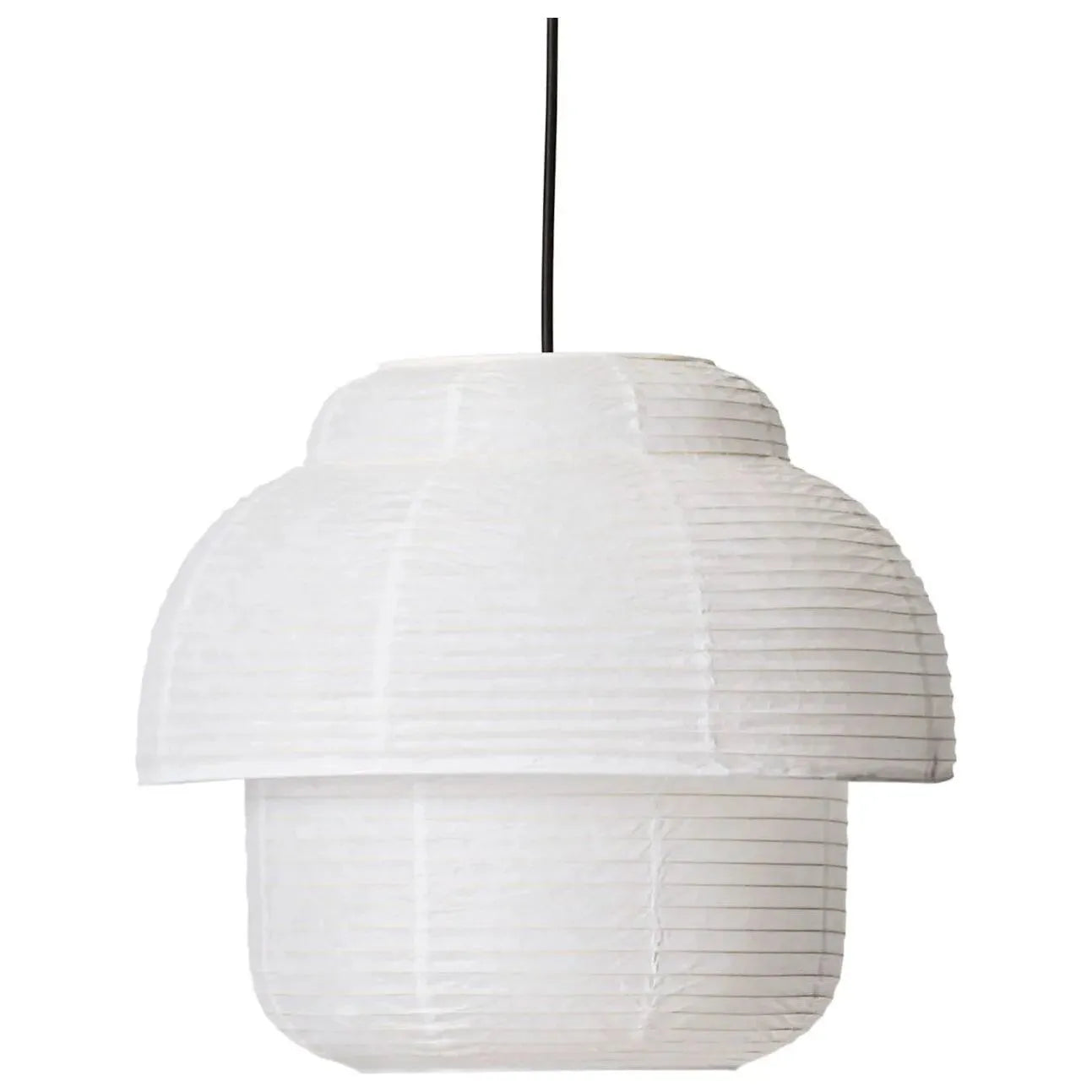 Made By Hand - Papier Double Pendant - MH-PAP40D WH | Montreal Lighting & Hardware