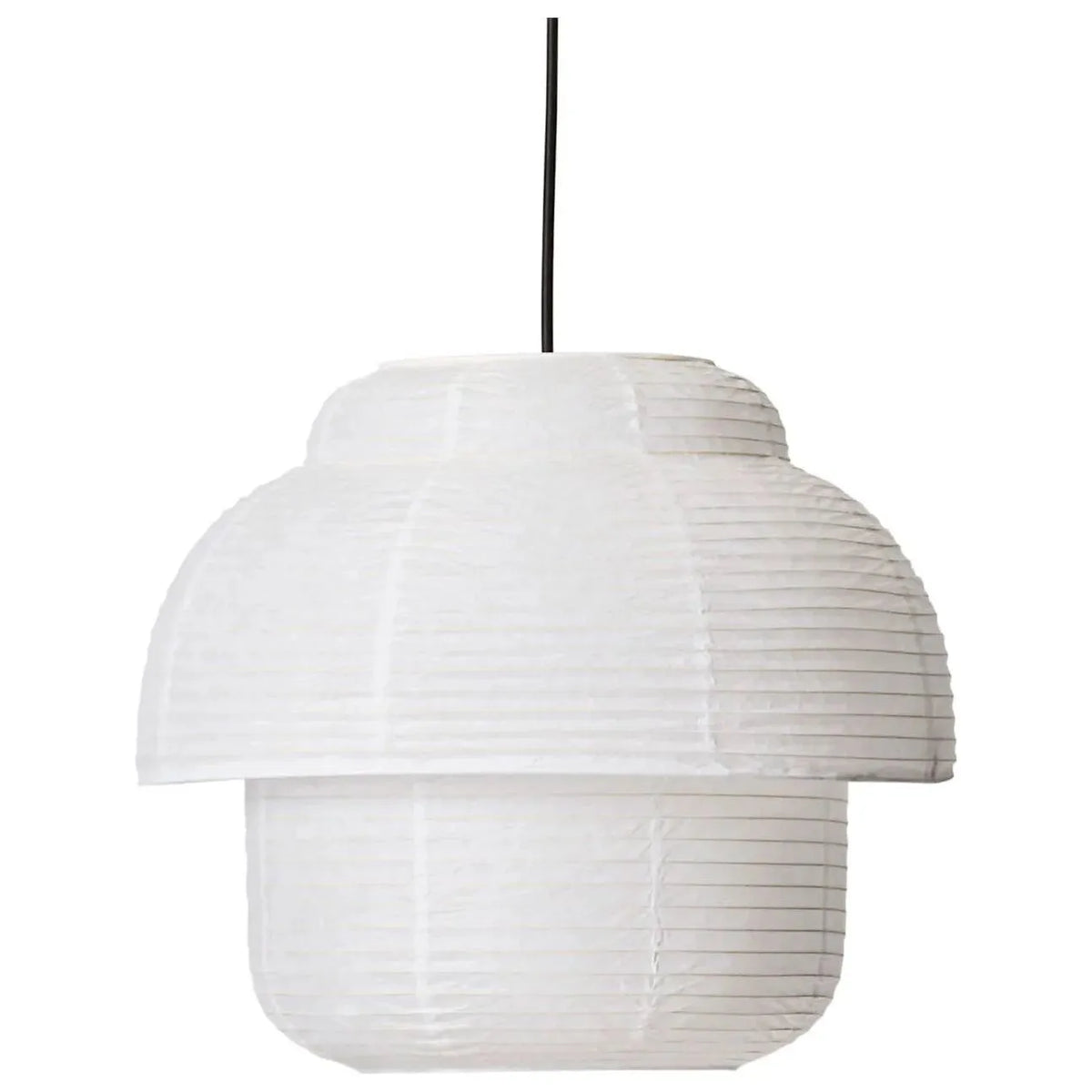 Made By Hand - Papier Double Pendant - MH-PAP40D WH | Montreal Lighting & Hardware