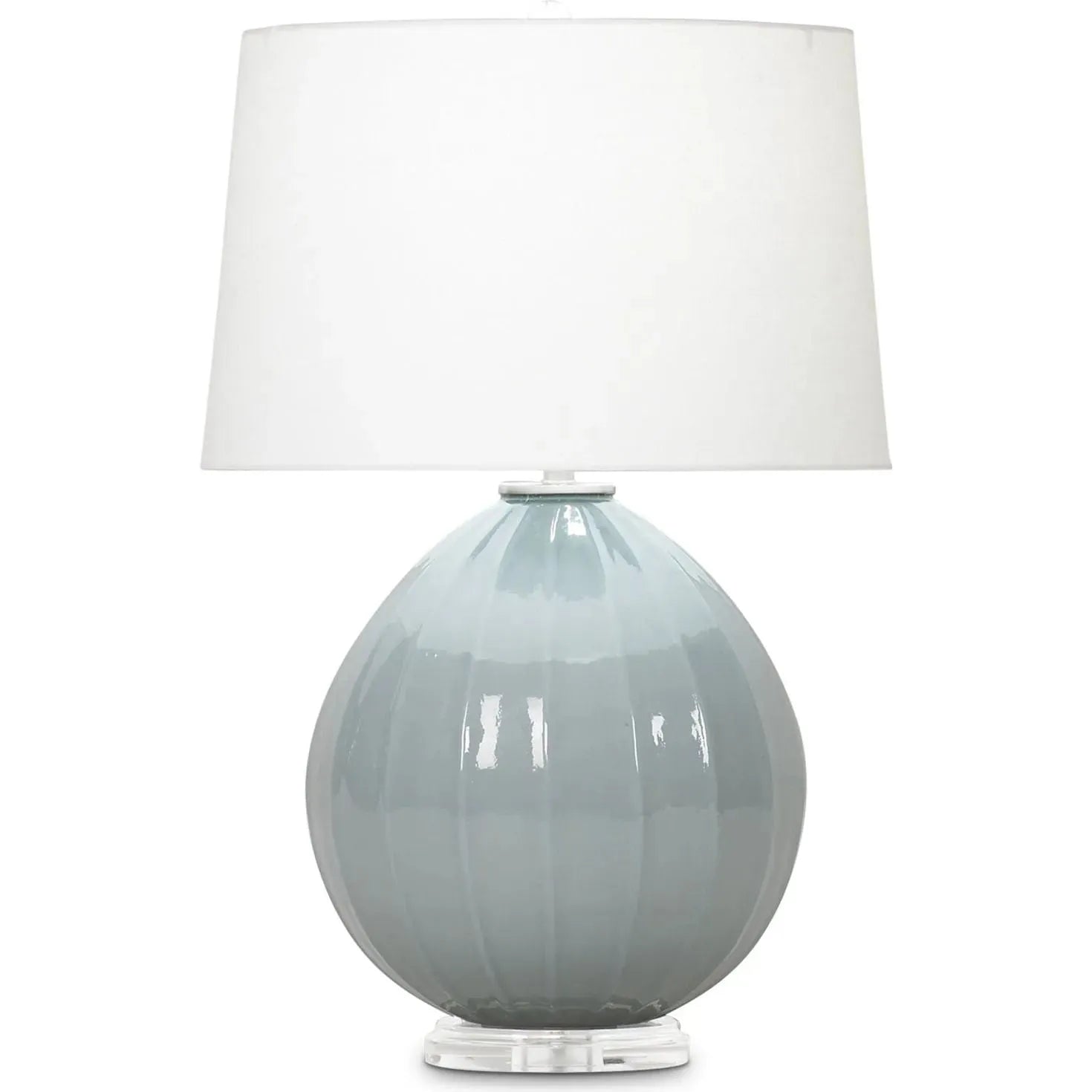 Flow Decor-3673-OWL-Table Lamps-Margaux-Blue