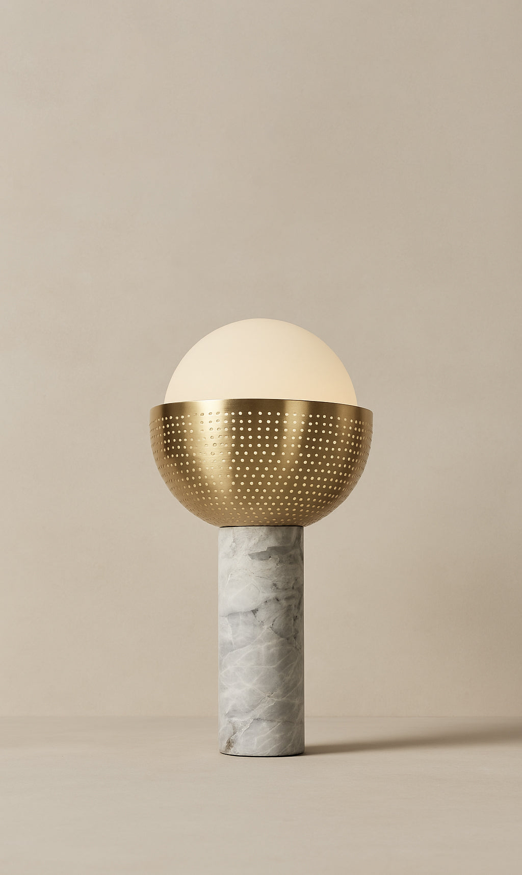 Dounia Home - DH-KORTABLAM-AB - Kora Table Lamp - Antique Brass