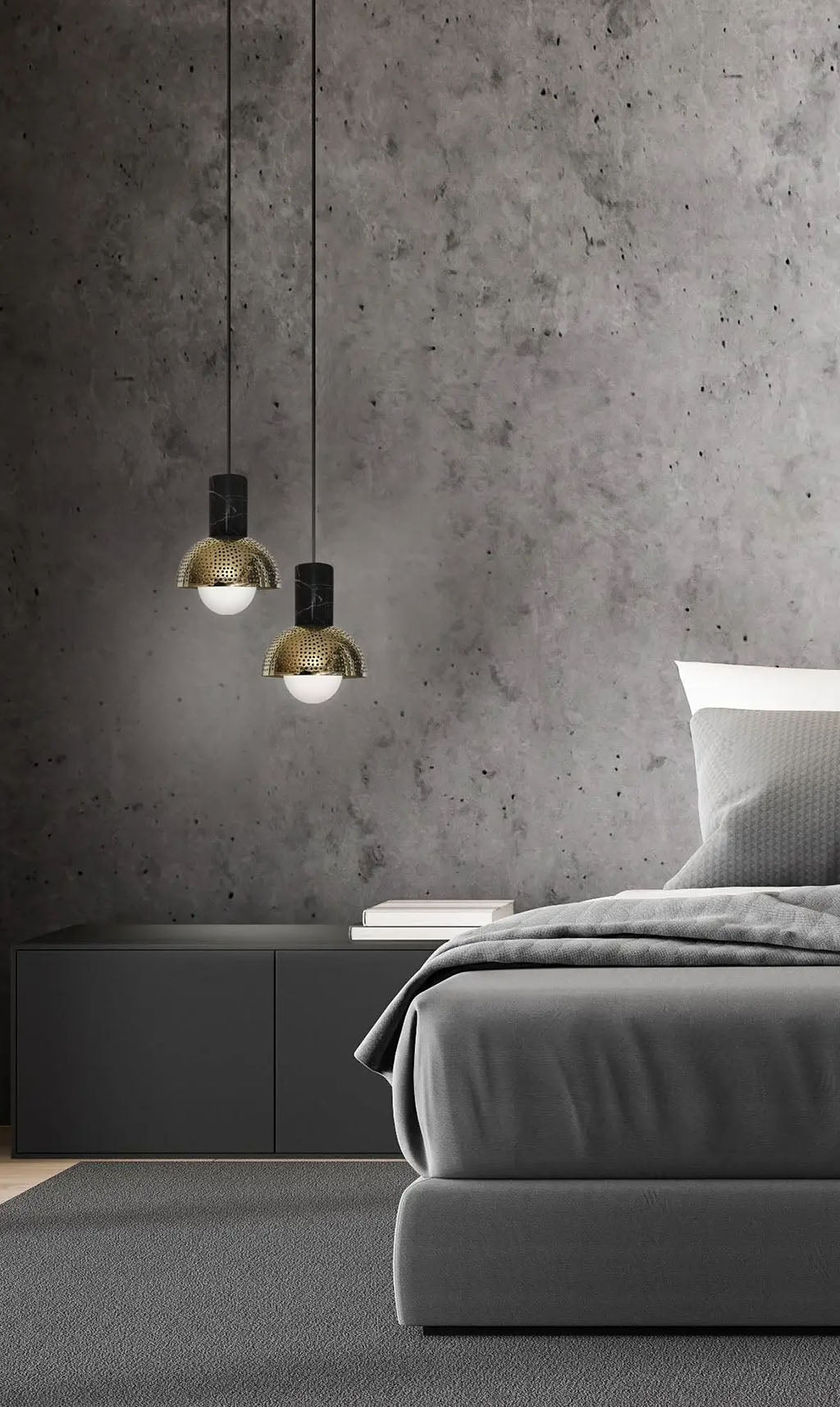 Dounia Home - DH-MAR2LIG-NIK - Maria 2 Light Chandelier - Brushed Nickel Silver