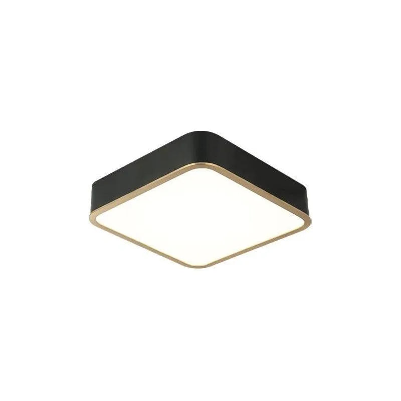 Matteo Lighting - Ainslay LED Ceiling Mount - M10542BKAG | Montreal Lighting & Hardware