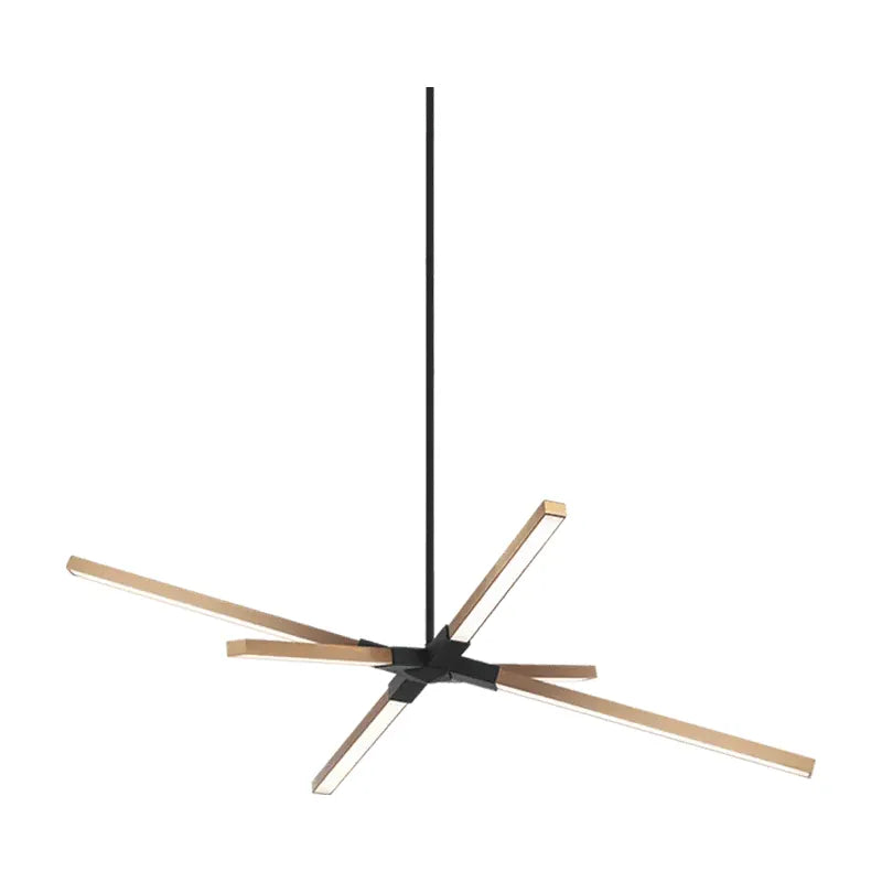 Matteo Lighting - Asterisk Linear Pendant - C66806MBAG | Montreal Lighting & Hardware