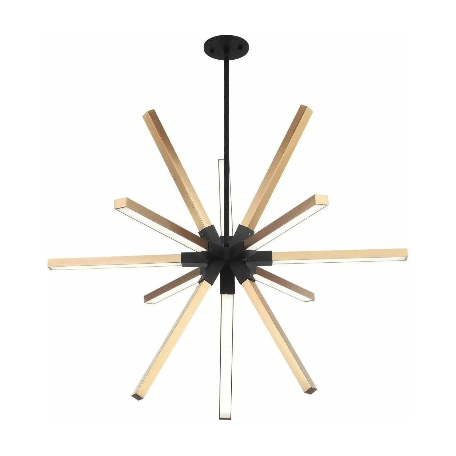 Matteo Lighting - Asterisk Starburst Pendant - C66812MBAG | Montreal Lighting & Hardware