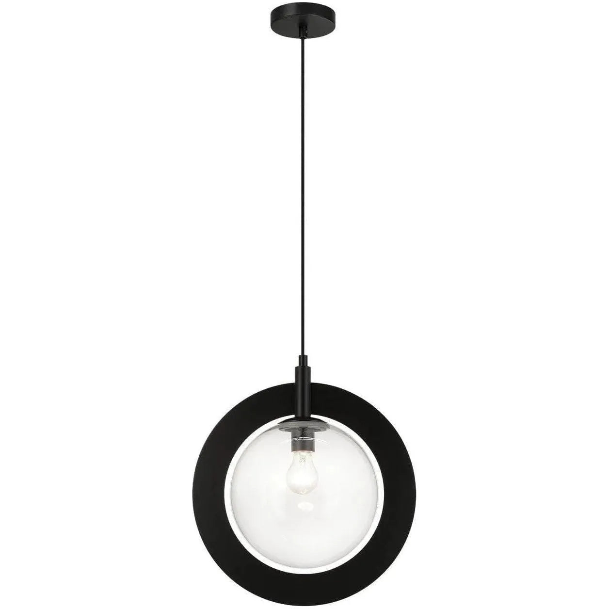 Matteo Lighting - Astro Pendant - C80711BKCL | Montreal Lighting & Hardware