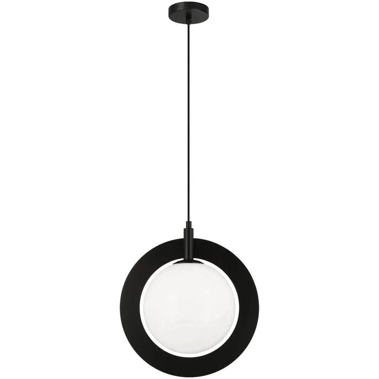 Matteo Lighting - Astro Pendant - C80711BKOP | Montreal Lighting & Hardware