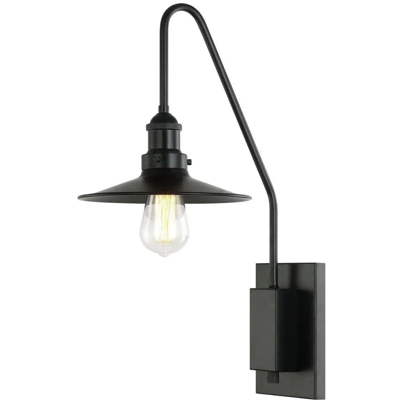 Matteo Lighting - Bingrahm Wall Sconce - S01511BKBK | Montreal Lighting & Hardware