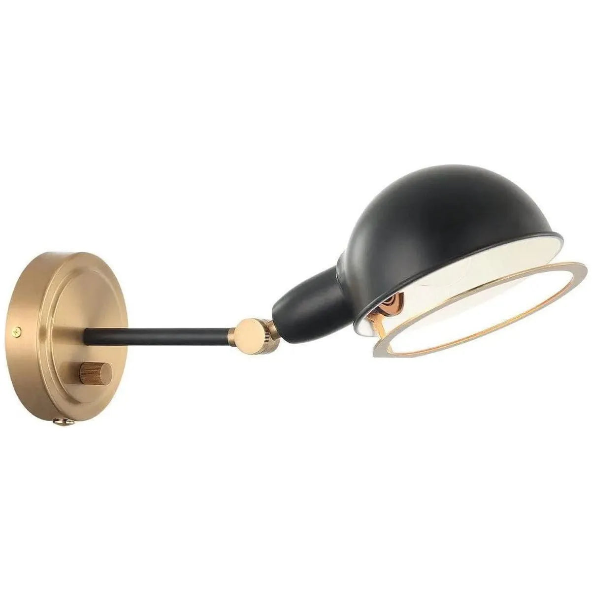 Matteo Lighting - Blare Wall Sconce - S00711AGBK | Montreal Lighting & Hardware