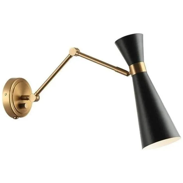 Matteo Lighting - Blaze Articulating Wall Sconce - S09621AGBK | Montreal Lighting & Hardware