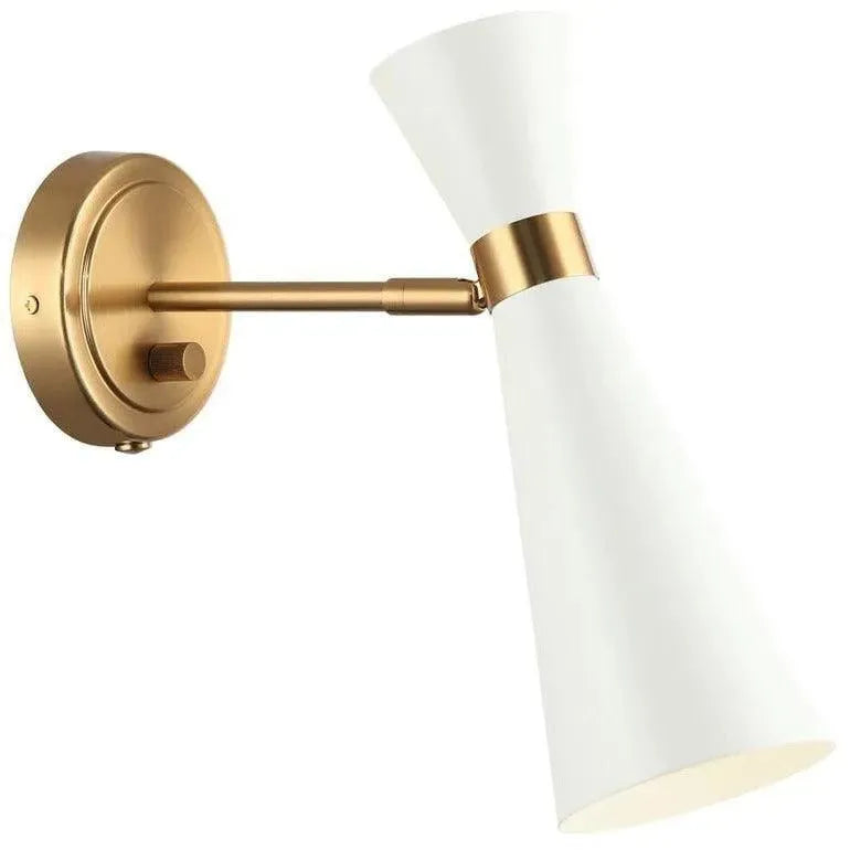 Matteo Lighting - Blaze Wall Sconce - S09611AGWH | Montreal Lighting & Hardware