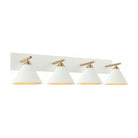 Matteo Lighting - Bliss Four-Light Wall Sconce - S10604WH | Montreal Lighting & Hardware