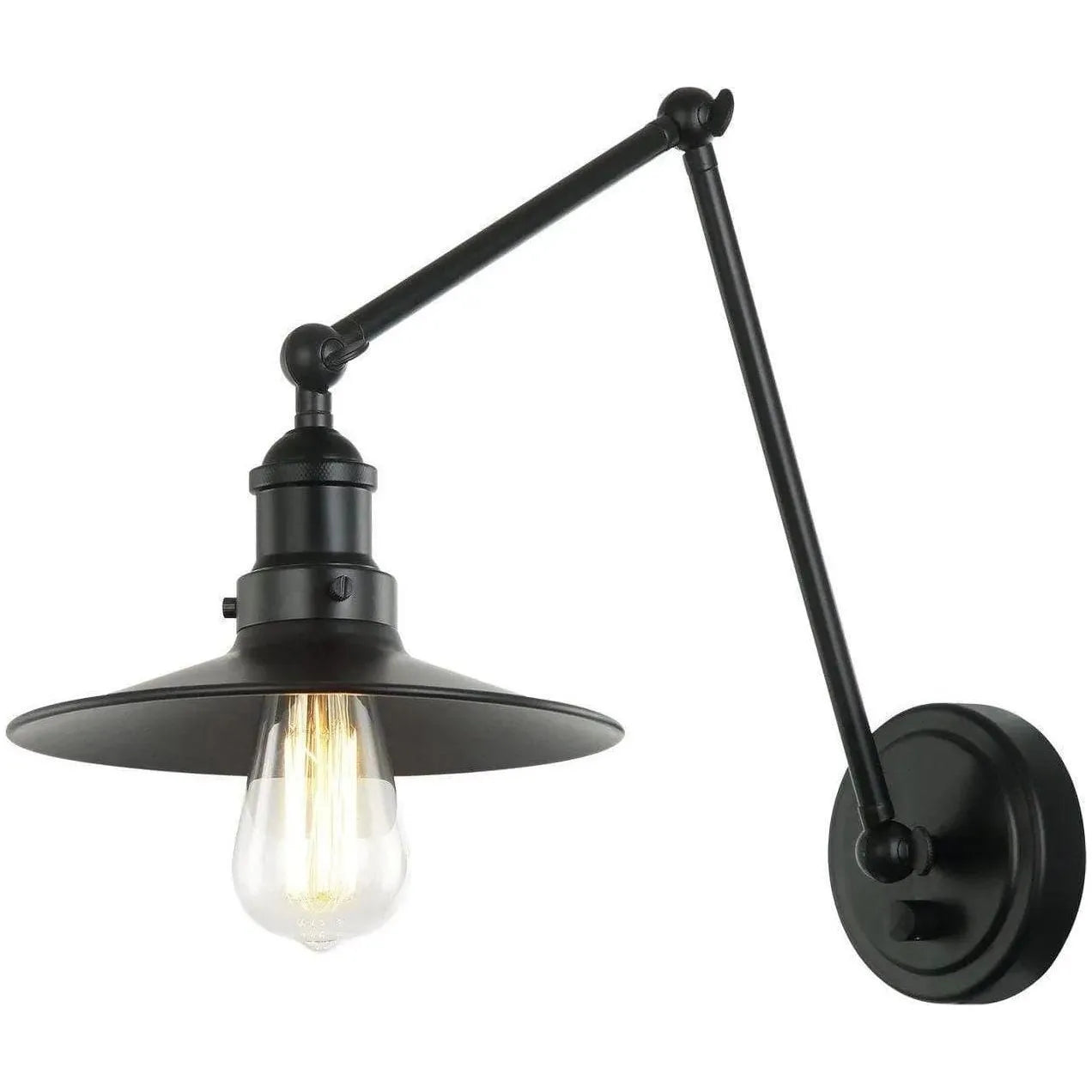 Matteo Lighting - Brixson Wall Sconce - S01211BKBK | Montreal Lighting & Hardware