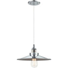 Matteo Lighting - Bulstrode's Workshop Metal Shade Pendant - C46112CHCH | Montreal Lighting & Hardware