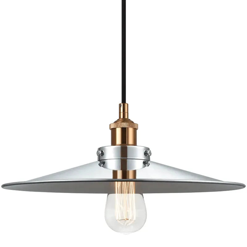 Matteo Lighting - Bulstrode's Workshop Metal Shade Pendant - C46113AGCH | Montreal Lighting & Hardware
