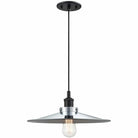 Matteo Lighting - Bulstrode's Workshop Metal Shade Pendant - C46113BKCH | Montreal Lighting & Hardware