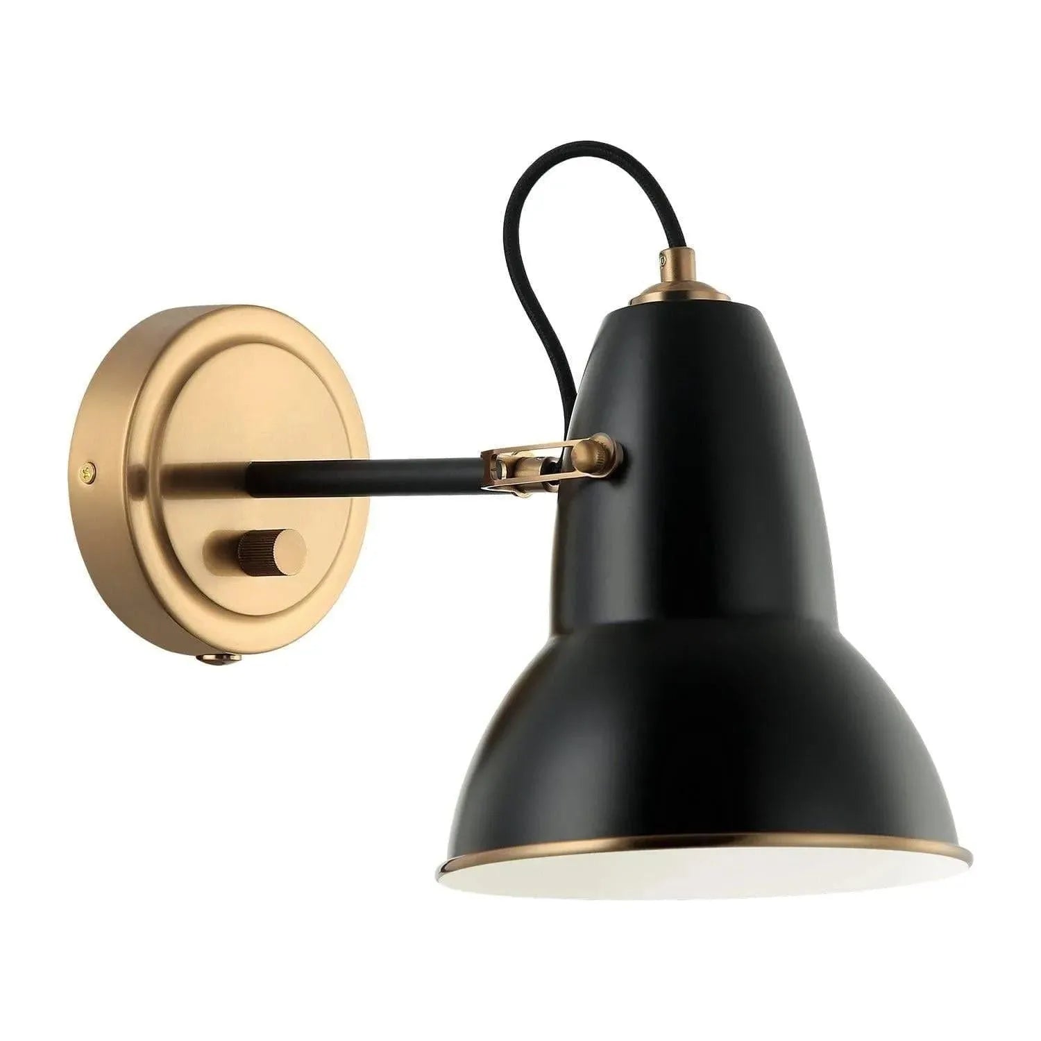Matteo Lighting - Buzz Wall Sconce - S08411AGBK | Montreal Lighting & Hardware