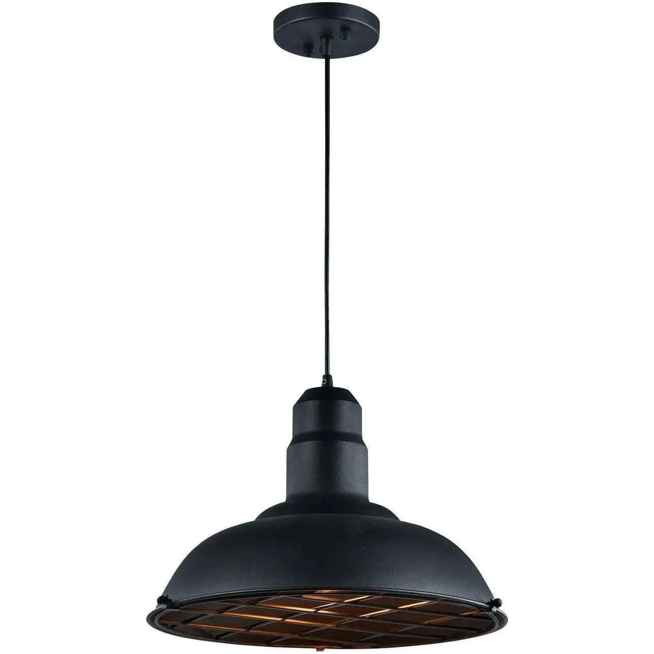Matteo Lighting - Clarkson Series Warehouse Pendant - C54111MB | Montreal Lighting & Hardware