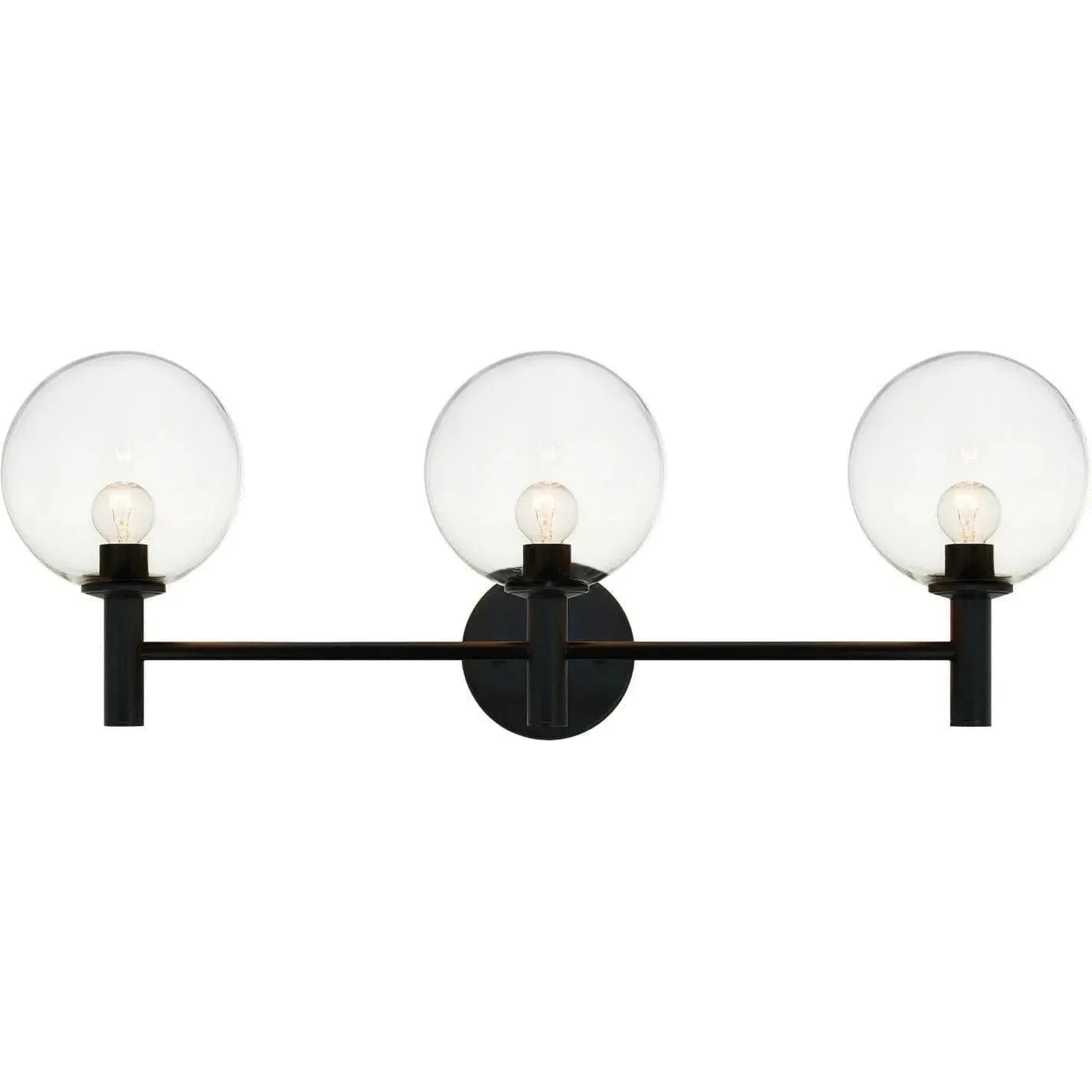 Matteo Lighting - Cosmo Bath Vanity - S06003BKCL | Montreal Lighting & Hardware