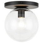 Matteo Lighting - Cosmo Flush Mount - WX06011BKCL | Montreal Lighting & Hardware