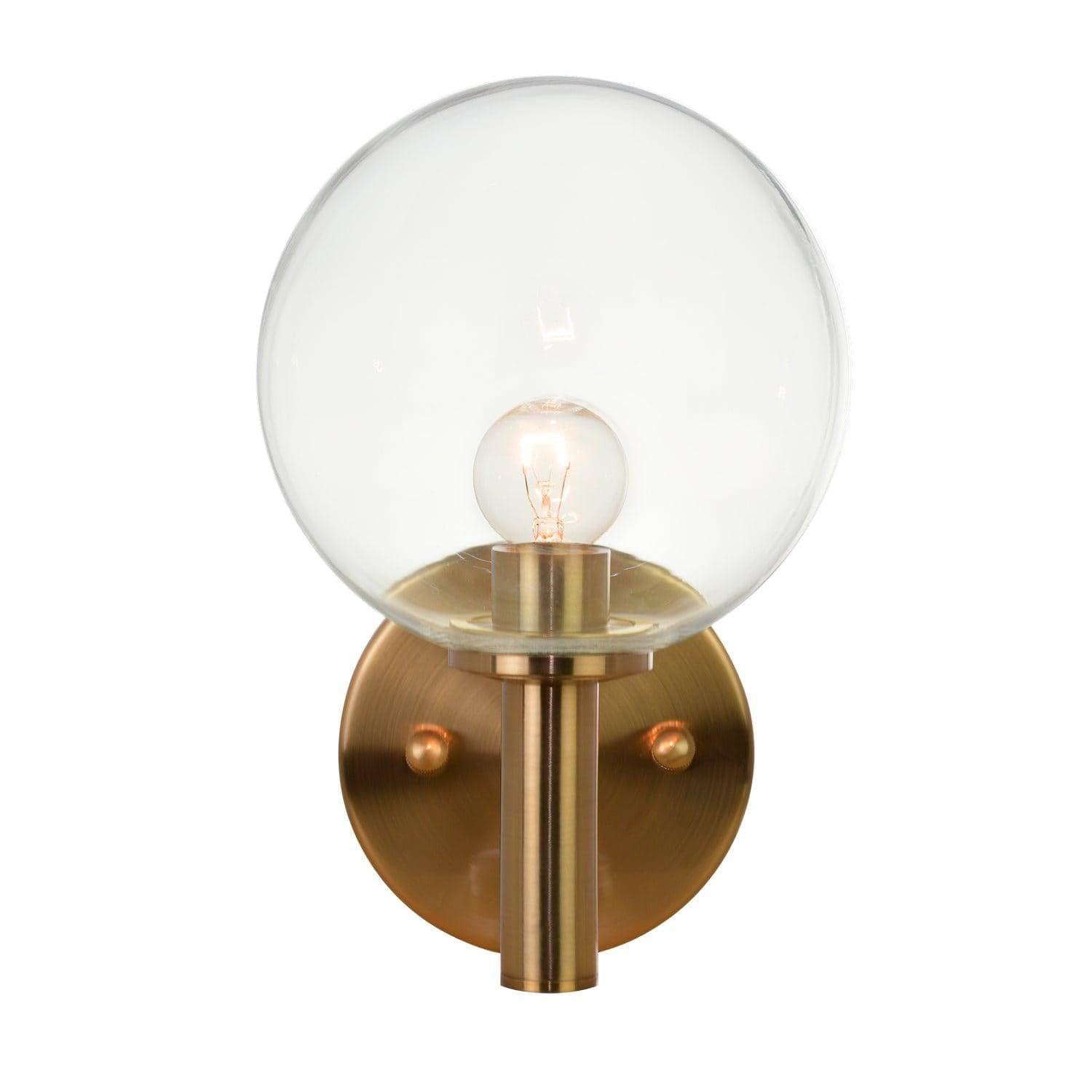 Matteo Lighting - Cosmo One Light Wall Sconce - S06001AGCL | Montreal Lighting & Hardware
