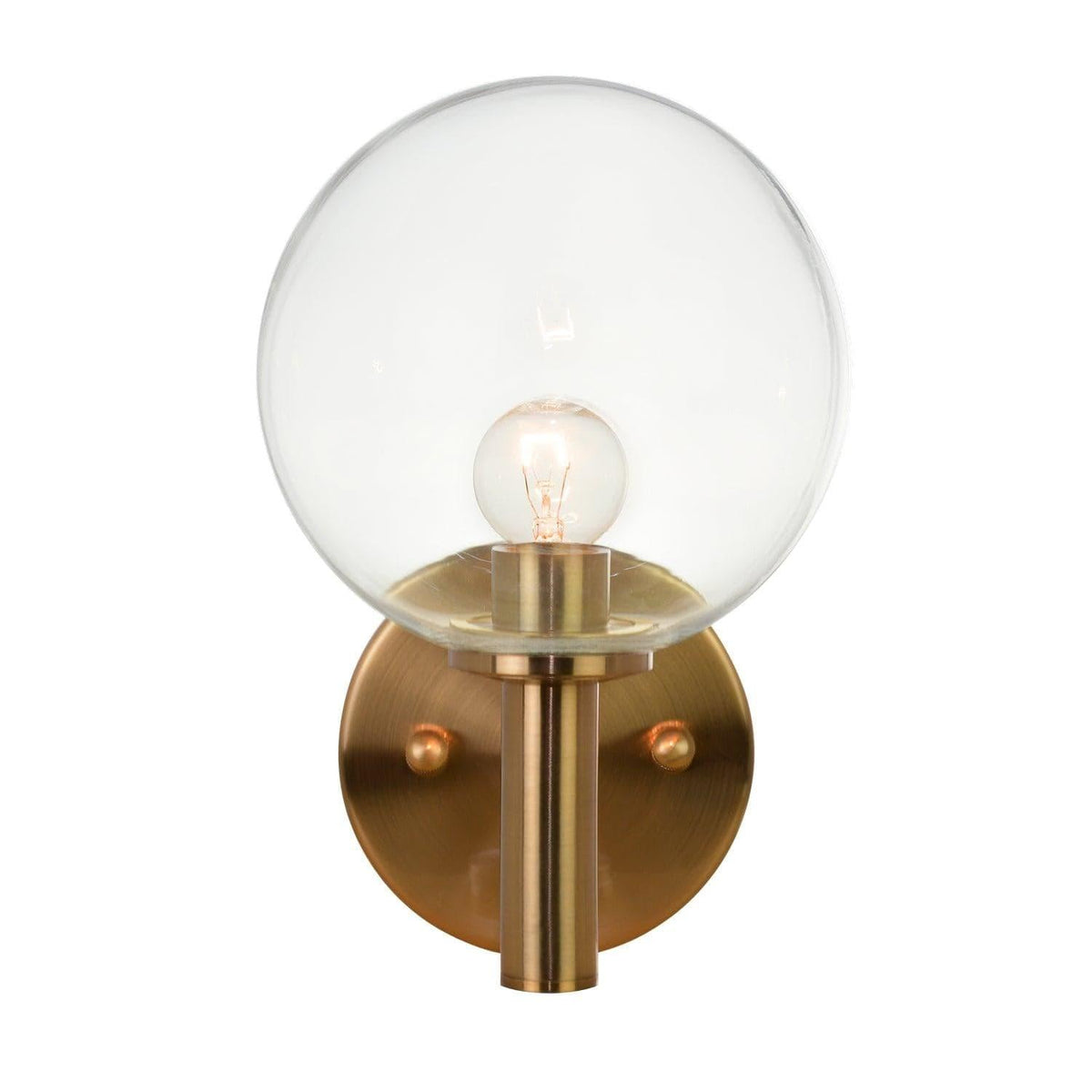 Matteo Lighting - Cosmo One Light Wall Sconce - S06001AGCL | Montreal Lighting & Hardware