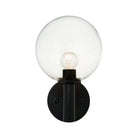 Matteo Lighting - Cosmo One Light Wall Sconce - S06001BKCL | Montreal Lighting & Hardware