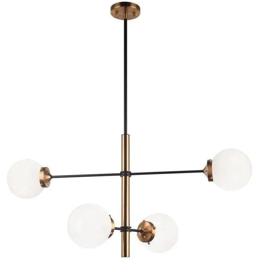 Matteo Lighting - Enchant Chandelier - C78104AGOP | Montreal Lighting & Hardware
