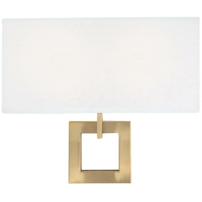 Matteo Lighting - Fabric Shade Two Light Wall Sconce - W55002AG | Montreal Lighting & Hardware