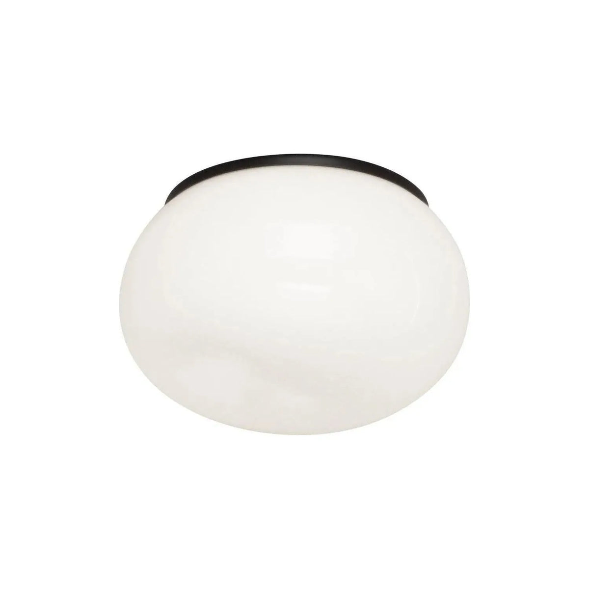 Matteo Lighting - Gelasin Flush Mount - M14001BKOP | Montreal Lighting & Hardware