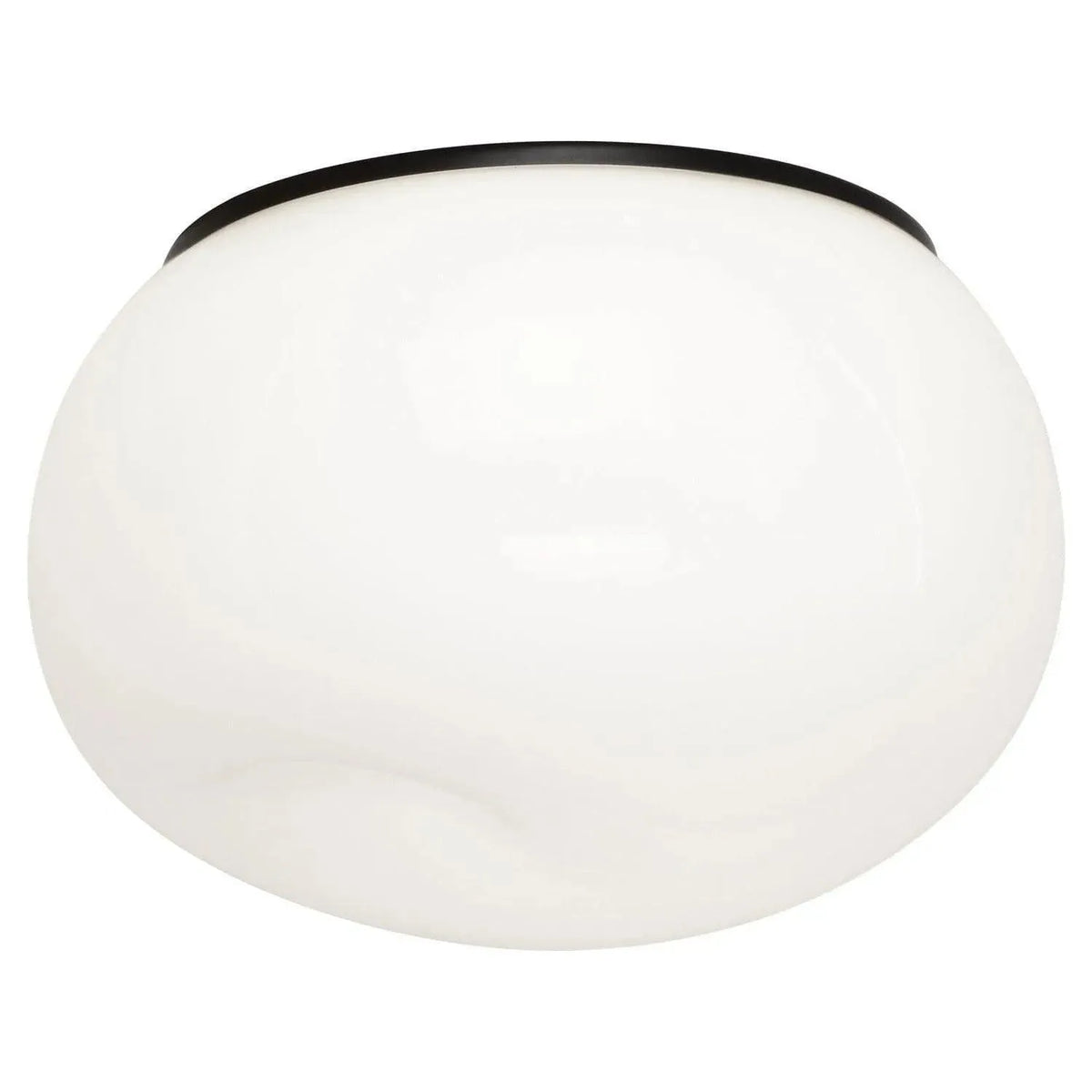 Matteo Lighting - Gelasin Flush Mount - M14021BKOP | Montreal Lighting & Hardware