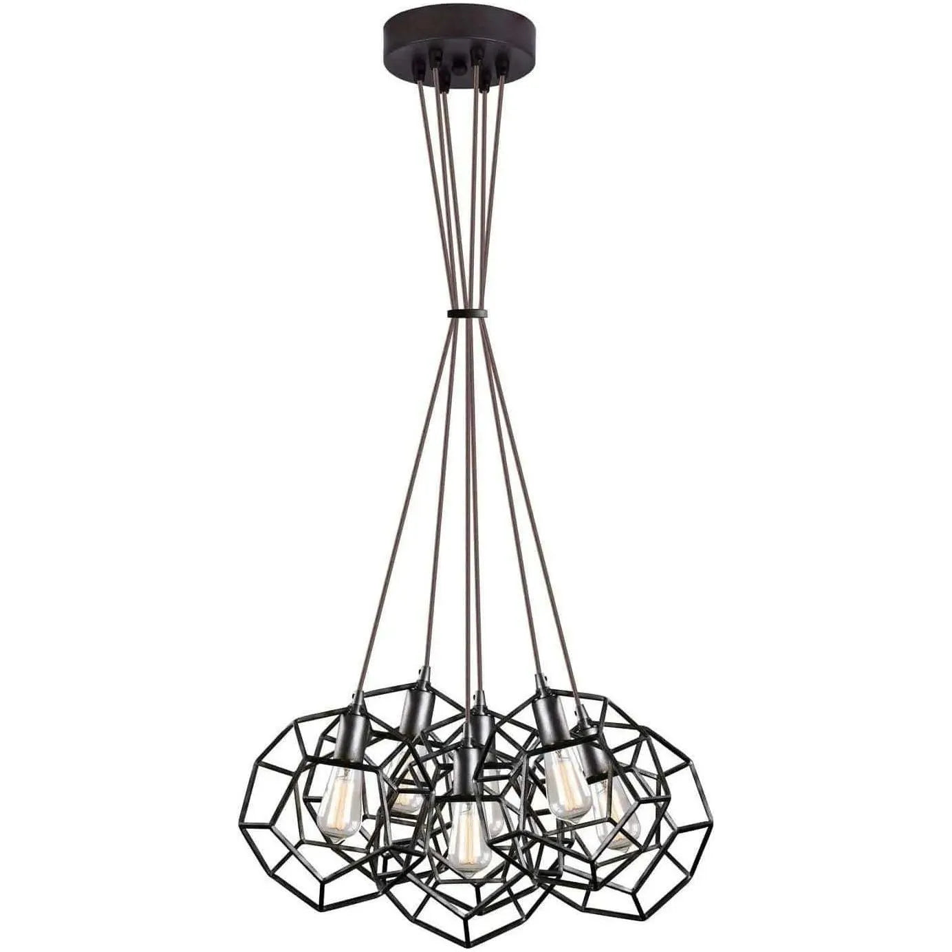 Matteo Lighting - Geometry Series Cluster Pendant - C54636RB | Montreal Lighting & Hardware