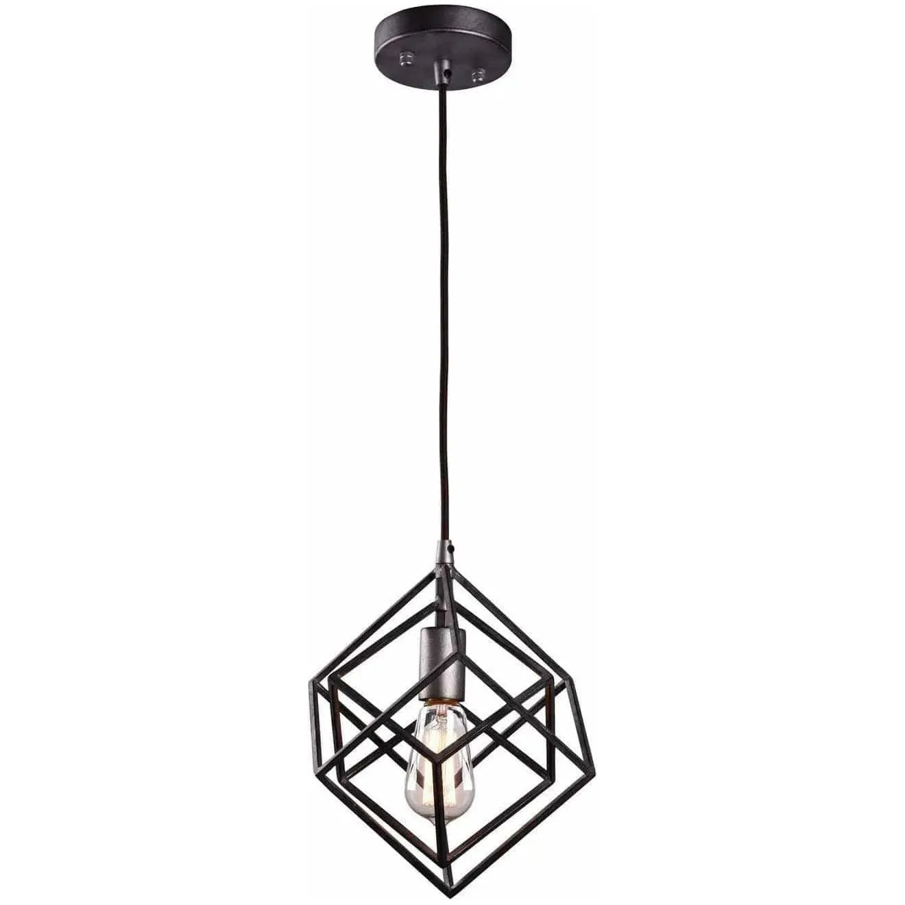 Matteo Lighting - Geometry Series Square Pendant - C54621RB | Montreal Lighting & Hardware
