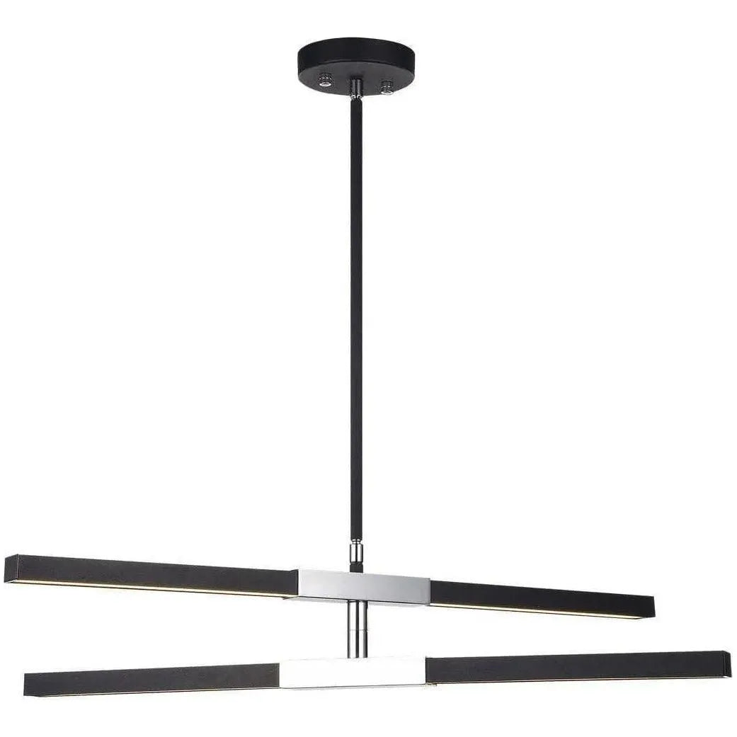 Matteo Lighting - Lineare Linear LED Pendant - C64738MBCH | Montreal Lighting & Hardware