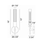 Matteo Lighting - Lumière Vanity - S04001AG | Montreal Lighting & Hardware