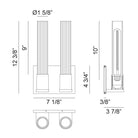 Matteo Lighting - Lyndon Wall Sconce - S08501OB | Montreal Lighting & Hardware
