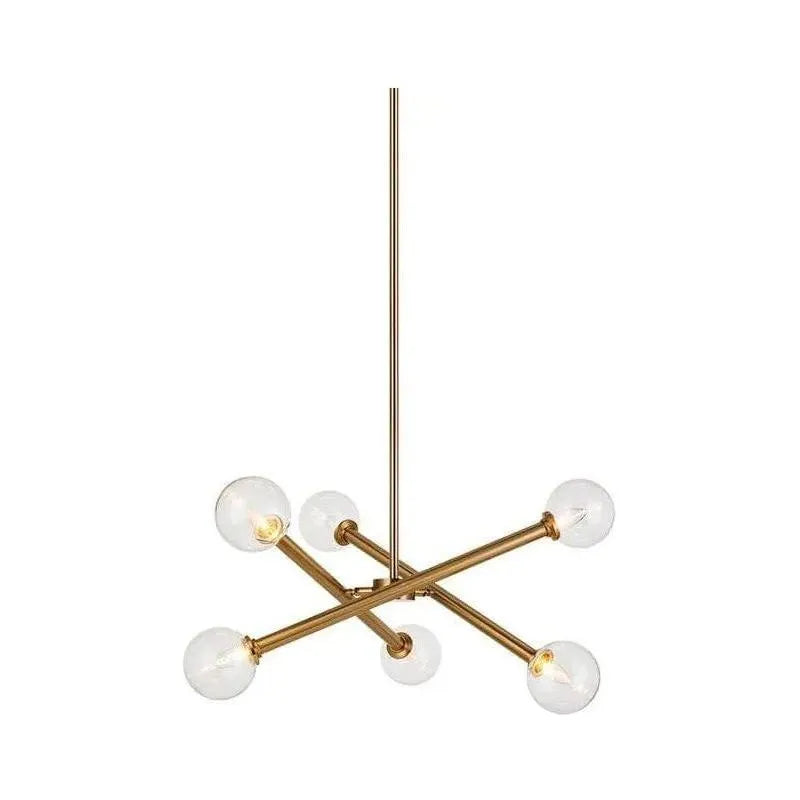 Matteo Lighting - Matchstix Chandelier - C64606AGCL | Montreal Lighting & Hardware