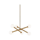Matteo Lighting - Matchstix Chandelier - C64606AGOP | Montreal Lighting & Hardware