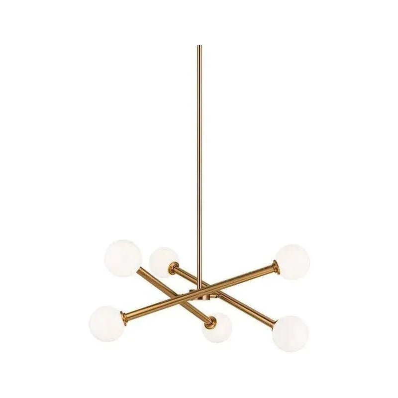 Matteo Lighting - Matchstix Chandelier - C64606AGOP | Montreal Lighting & Hardware