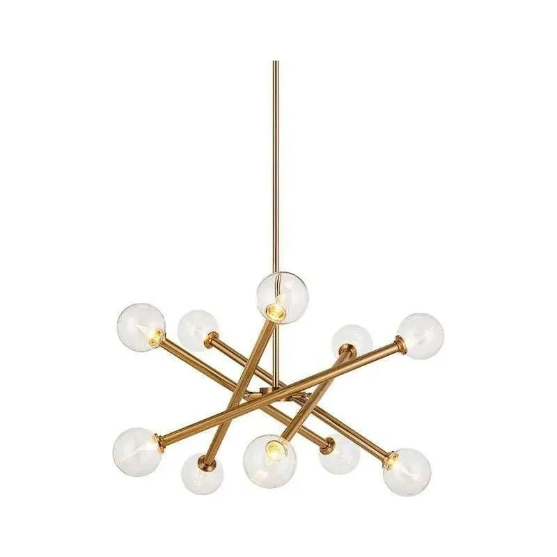 Matteo Lighting - Matchstix Chandelier - C64610AGCL | Montreal Lighting & Hardware