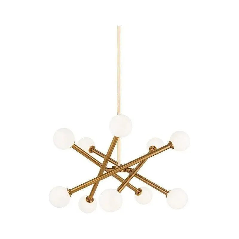 Matteo Lighting - Matchstix Chandelier - C64610AGOP | Montreal Lighting & Hardware
