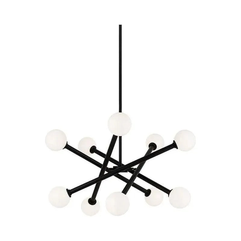 Matteo Lighting - Matchstix Chandelier - C64610BKOP | Montreal Lighting & Hardware