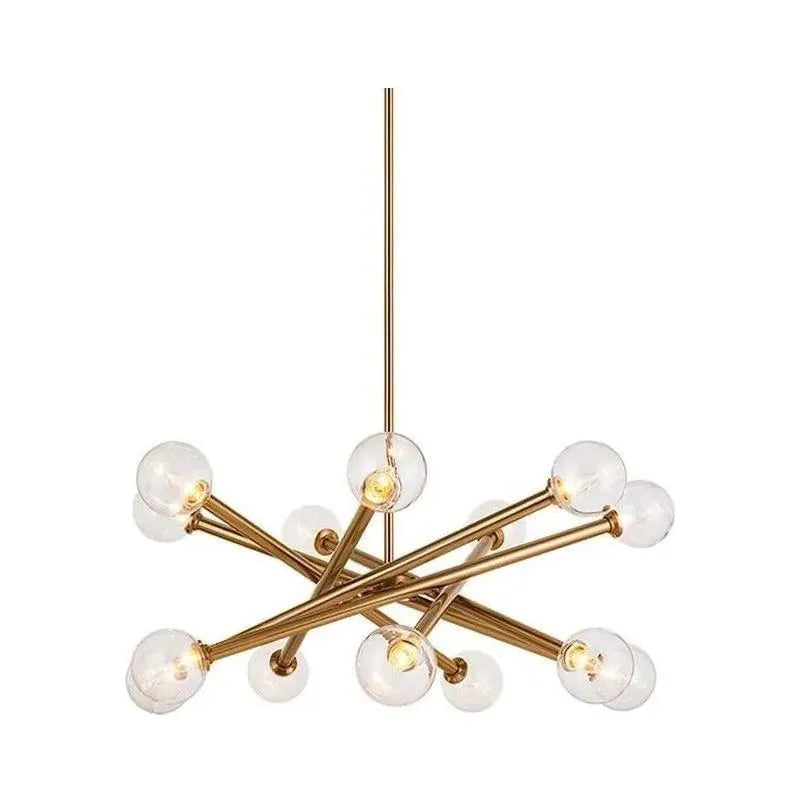 Matteo Lighting - Matchstix Chandelier - C64614AGCL | Montreal Lighting & Hardware