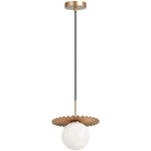 Matteo Lighting - Modern Ruff Pendant - C83101MGOP | Montreal Lighting & Hardware