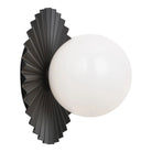 Matteo Lighting - Modern Ruff Wall Sconce - WX83101BKOP | Montreal Lighting & Hardware